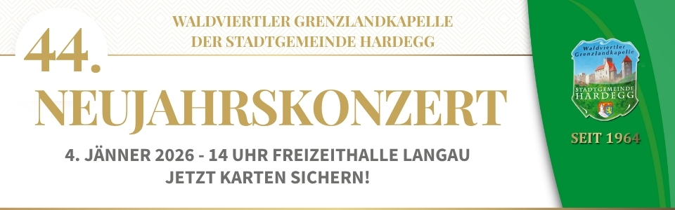 Herzliche Einladung zum 44. Neujahrskonzert